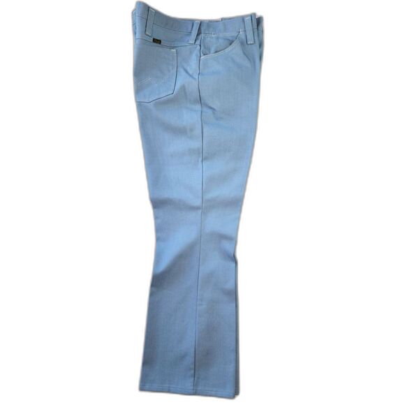 Vintage 70's Wrangler Men's Light Blue Denim Jeans Size 38 x 30 - Picture 1 of 10